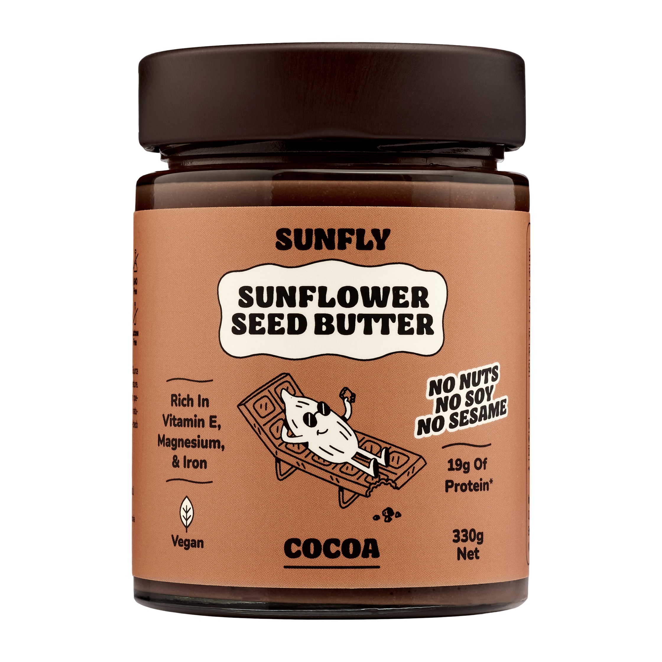 SUNFLY Sunflower Seed Butter, Cocoa